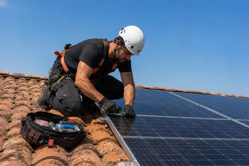 Maintenance et monitoring de panneaux solaires à Durfort