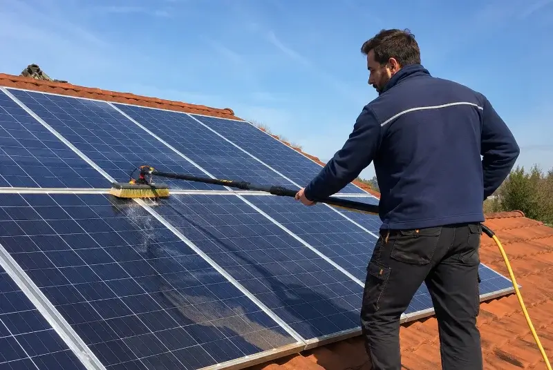 Nettoyage et entretien de panneaux solaires à Durfort